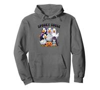 Spooky Goose Honk or Treat Silly Goose Halloween Fun Pullover Hoodie