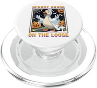 Spooky Goose On The Loose Honk or Haunt Halloween Treat Fun PopSockets PopGrip for MagSafe