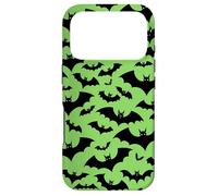Spooky Green Bats Case for iPhone 17 Pro