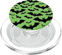 Spooky Green Bats PopSockets PopGrip for MagSafe