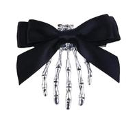 Spooky Hair Accessory Gothic Hair Ornament Skeleton Barrettes Häir Decor | Bone Skull Jaw Hair Clips 6*5cm, For Costume Cosplay Holiday Festival Salon Home Travel Daily Birthday Women Girls