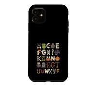 Spooky Halloween Alphabet Abc Teacher Kids Monster Case for iPhone 11