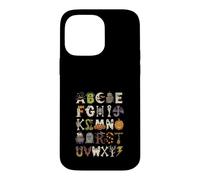 Spooky Halloween Alphabet Abc Teacher Kids Monster Case for iPhone 14 Pro Max