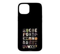 Spooky Halloween Alphabet Abc Teacher Kids Monster Case for iPhone 15 Plus