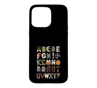 Spooky Halloween Alphabet Abc Teacher Kids Monster Case for iPhone 15 Pro Max