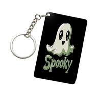 Spooky Halloween Cartoon Ghost Acrylic Keychain Fashion Key Rings Car Acrylic Chains Tags For Men Women