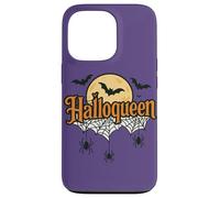 Spooky Halloween Design with Bat and Spiders Vintage Horror Case for iPhone 13 Pro