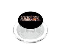 Spooky Halloween French Bulldog Costume Squad Frenchie Dog PopSockets PopGrip for MagSafe