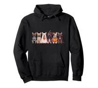 Spooky Halloween French Bulldog Costume Squad Frenchie Dog Pullover Hoodie