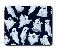 Spooky Halloween Ghosts Mouse Mat Pad Computer PC Laptop Gaming Office Home Desk Accessory Gadget 12998