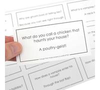 Spooky Halloween Jokes | Sheet of 12 | Make & Fill Your Own Crackers