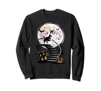 Spooky Halloween Moon Pembroke Welsh Corgi Corgis Sweatshirt