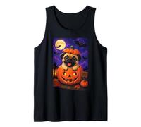 Spooky Halloween Pug Cute for Kids Tank Top