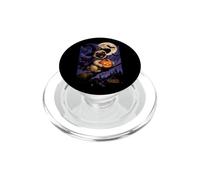 Spooky Halloween Pug Lover Whimsical Art PopSockets PopGrip for MagSafe