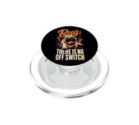 Spooky Halloween Pug There Is No Off Switch PopSockets PopGrip for MagSafe