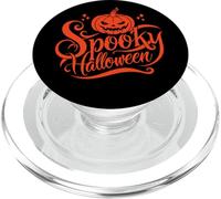 Spooky Halloween Scary Jack-O-Lantern Party Time PopSockets PopGrip for MagSafe