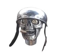 Spooky Halloween Skull Shift Knobs - Skull Soldier Grip Stick Shift Knob | Skull Soldier Handle Shifting Knob | Resin Car Handle Knob | Handcrafted Handle Shifting Knob for Manual Automatic Car