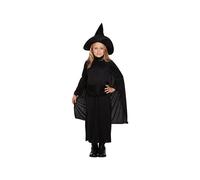 HENBRANDT Children's Classic Witch Halloween Costume , Small / 4-6 Yrs, Black