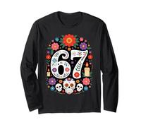 Spooky Haunted by 67 Meme Number Design Long Sleeve T-Shirt