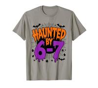 Spooky Haunted by 67 Meme Number Design T-Shirt