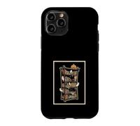 Spooky Haunted Library Bookcase Cute Ghost Book Lover Reader Case for iPhone 11 Pro