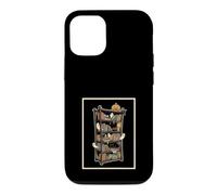 Spooky Haunted Library Bookcase Cute Ghost Book Lover Reader Case for iPhone 12/12 Pro