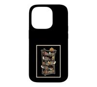 Spooky Haunted Library Bookcase Cute Ghost Book Lover Reader Case for iPhone 14 Pro