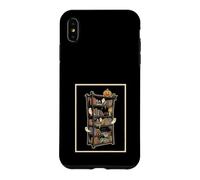 Spooky Haunted Library Bookcase Cute Ghost Book Lover Reader Case for iPhone XS Max