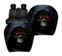 Spooky Headrest Covers For Cars, 2-Pack - Universal Elastic Seat Protector
