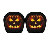 Spooky Headrest Covers for Cars Halloween Head Rest Protector