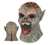 Spooky Horror Mask - Gothic Dress Up Hood, Frightening Cosplay Prop | Haunted role play Ornament for Parade Stage Event Patio Yard Indoor Attraction Seasonal Show Entertainment Decoration