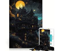 Spooky in The Forest 1000 Piece Jigsaw Puzzles for Teenagers Logic Ability Toy Calm Pastime Accurate Cut 50x75cm