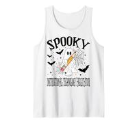 Spooky Instructional Technology Facilitator Halloween School Tank Top