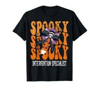Spooky Intervention Specialist Halloween School T-Shirt