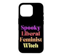 Spooky Liberal Feminist Witch Hex the Patriarchy Case for iPhone 16 Pro