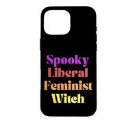 Spooky Liberal Feminist Witch Hex the Patriarchy Case for iPhone 16 Pro Max