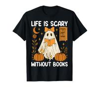 Spooky Life is Scary Without Books T-Shirt