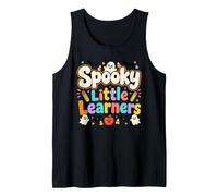Spooky Little Learners Apple Ghost Design Tank Top