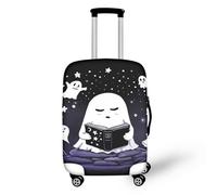 Spooky Luggage Protector Fit 18-21 Inch Luggage Cover for Travel Washable Spandex Baggage Covers for Halloween-Anti-Scratch Suitcase Sleeve Protector for All Saints' Da