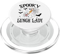 Spooky Lunch Lady Halloween School PopSockets PopGrip for MagSafe