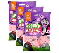 Spooky Mallows 45g x Pack of 3 - Dracula - Give Your Trick or Treaters a Scare They'll Never Forget - Delicious, Vanilla Flavour Marshmallows
