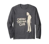 Spooky Mom Burnt Out Tired Moms Club Long Sleeve T-Shirt