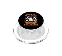 Spooky Mom Her Little Boos Cute Halloween Ghosts PopSockets PopGrip for MagSafe