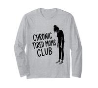 Spooky Mom Tired Moms Club Long Sleeve T-Shirt