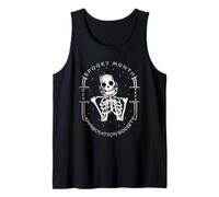 Spooky Month Appreciation Society Creepy Halloween Costume Tank Top