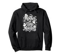 Spooky Mother of Tiny Monsters Cute Halloween Ghost Mom Pullover Hoodie