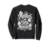 Spooky Mother of Tiny Monsters Cute Halloween Ghost Mom Sweatshirt
