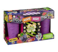 Spooky Movie Night Treats Set 220g | Halloween Snack Gift Box for Two with Popcorn, Sweets, Cups & Syrups | Perfect for Scary Movie Marathons & Spooky Date Nights