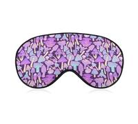 Spooky Mushroom Unisex Light-Blocking Eye Mask Sleep Mask Suitable for Naps at Home, in The Office, and on Airplanes, Style-14-1