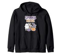 Spooky Niece Cute Halloween Ghost Pumpkin Bats Candy Moon Zip Hoodie